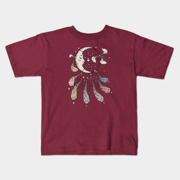 Dream Catcher Kids T-Shirt by Purwoceng